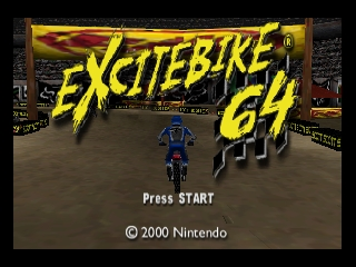 Excitebike 64 (USA) Title Screen